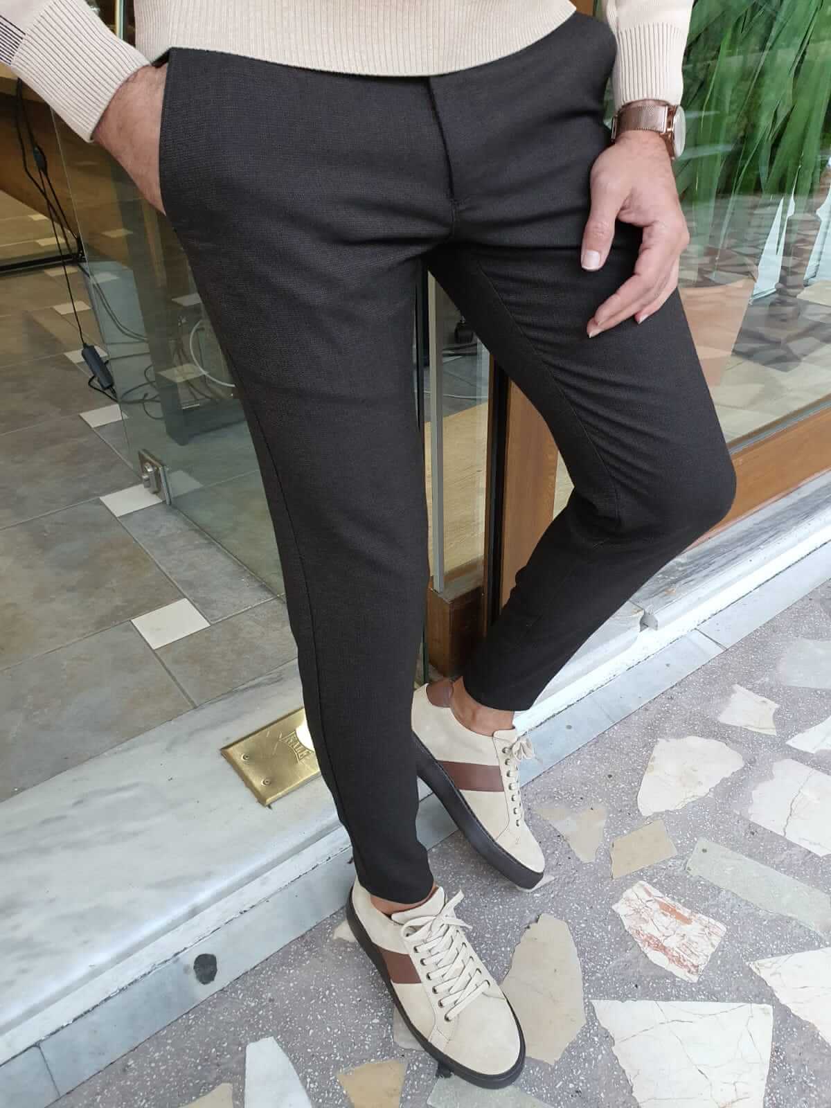 FASHION - Men's Slim Fit Business Formal Pants – Angelique